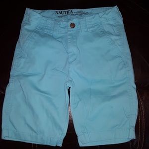 NWOT Nautica Boys Teal Shorts 10